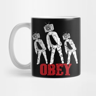 Conspiracy Theory TV Brainwashing Mug